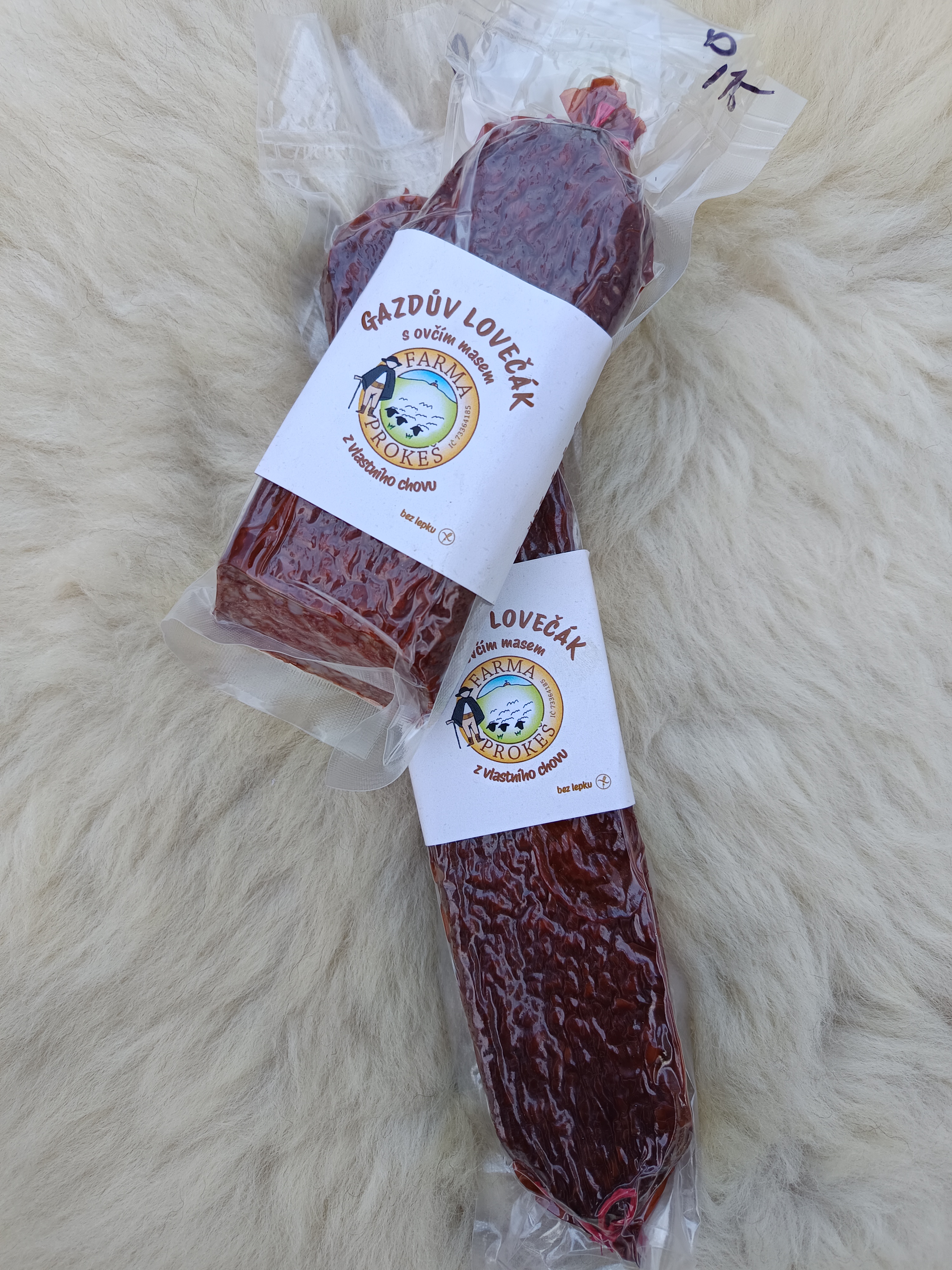 Lovecký salám s jehněčím masem